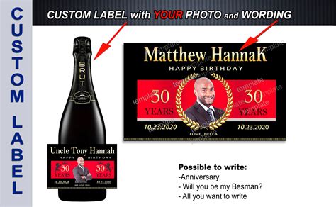 printable remy martin label template customized cognac vsop label birthday anniversary wedding