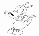 Rocko Colouring Cartoongoodies sketch template