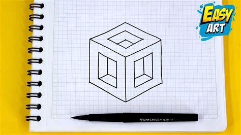 dibujos en  como dibujar  cubo  en forma de cruz como dibujar