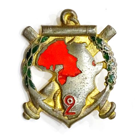 insigne du  regiment dartillerie coloniale drago