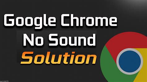 fix  sound  google chrome solution
