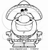 Hispanic Bandit Cartoon Happy Coloring Clipart Thoman Cory Outlined Vector Scared 2021 sketch template