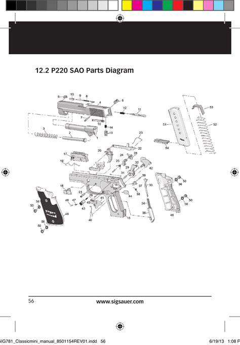 p sao parts diagram sig sauer p user manual page