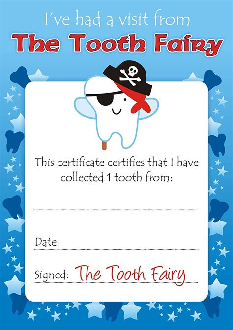 tooth fairy letter template  boy polenight