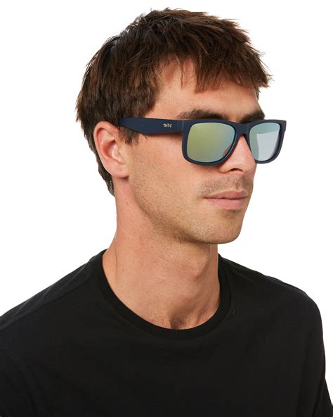 Sin Eyewear Riot Polarised Sunglasses Navy Blue Surfstitch