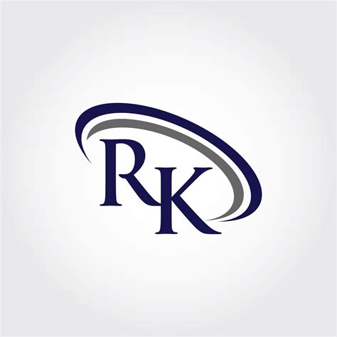 monogram rk logo design  vectorseller thehungryjpeg