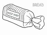 Coloring Pages Bakery Bread Getdrawings Getcolorings sketch template