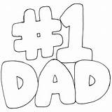 Dad Coloring Pages Printable Kids Sheets Fathers sketch template