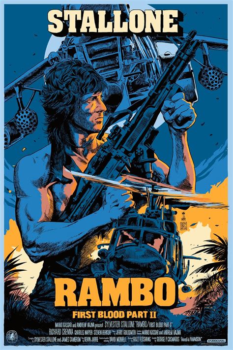 rock poster frame blog francesco francavilla rambo