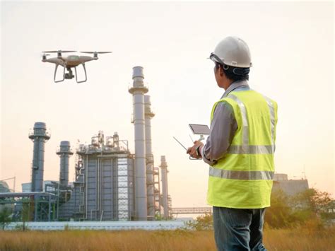 industrial oil  gas drone inspection  india