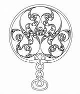 Celtic Coloring Pages Ornament Designs Printable Print Book Adults Kells Adult Color Bibliodyssey 2009 Knotwork Getcolorings Colouring Jewell Looking Drawing sketch template
