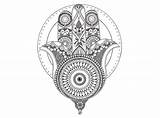 Hamsa Fatima Temporary sketch template