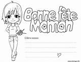 Fete Meres Maman Imprimer Coloriages Pratique Imprimé Sympathique Primanyc sketch template