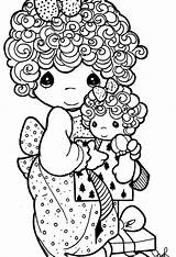 Precious Moments Coloring Pages Baby Getdrawings Girl sketch template