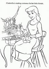 Coloring Pages Cinderella Disney Lazarus Colouring Princess Working Gus Printable Kids Maid Sheets Adult Barbie Print Mermaid Figuren Uncategorized Library sketch template