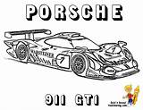 Porsche Coloring 911 Gt1 Pages Car Formula Cars Turbo F1 Sheet Yescoloring sketch template