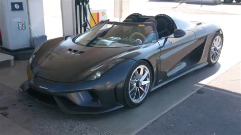 Koenigsegg Regera Seen At Gas Station With Naked Carbon