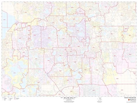 Orlando Fl Zip Code Map