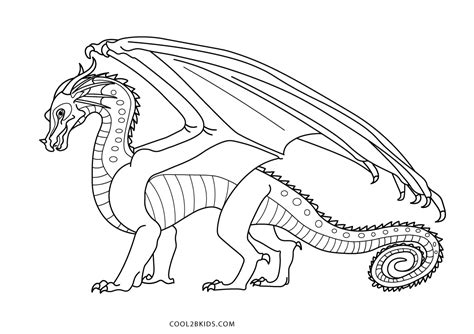printable dragon coloring pages  kids coolbkids