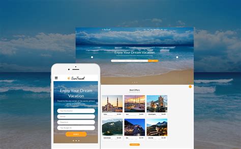 travel agency  web template