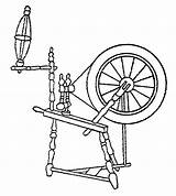 Spinning Wheel 1548 Rhed Transfers Zione Enrhedando Coser sketch template