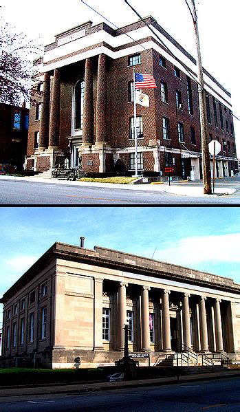 Harrisburg Il City Hall Top Old Post Office Bottom