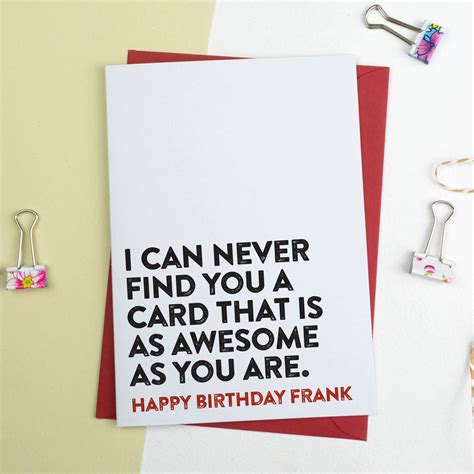 find  card  awesome    funny birthday     alphabet notonthehighstreetcom