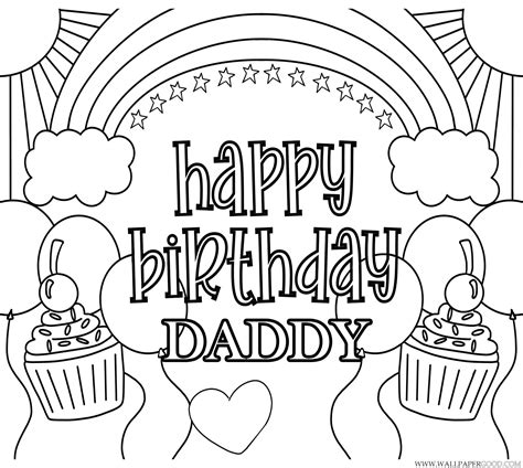 happy birthday dad printable