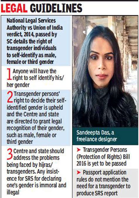 Transwoman Faces Gender Hurdle At Passport Office Kolkata News