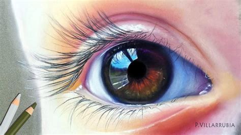 como pintar  ojo realista  pastel   paint  realistic eye