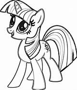 Pony Twilight Coloring Little Sparkle Pages Drawing Rainbow Template Dash Equestria Printable Cartoon Friends Girls Print Alicorn Drawings Color Ponies sketch template