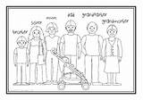 Esl Colouring Family Families Coloring Pages Sheets Sparklebox Related Items sketch template