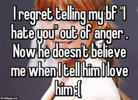 people reveal the secrets they regret telling their partner daily