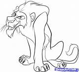 Scar Lion King Drawing Drawings Coloring Draw Disney Sketch Becuo Clipart Cartoon Library Dragoart Insertion Codes sketch template