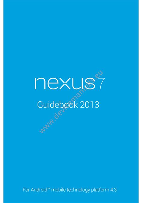 google nexus  manual book   manualslib