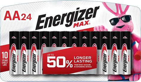 Energizer Aa Batteries 24 Count Double A Max Alkaline Battery