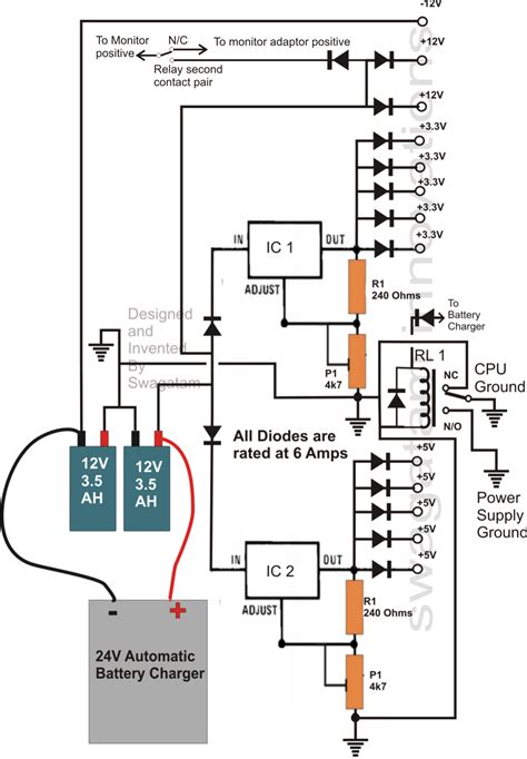 transformerless ups circuit  computers cpu circuit diagram centre
