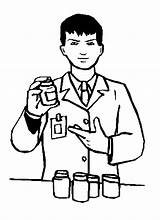 Pharmacist Pharmacy Sketch sketch template