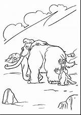Ice Age Coloring Pages Getcolorings Getdrawings sketch template