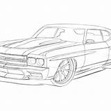 Chevelle Tyre sketch template