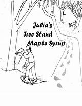 Syrup Maple Drawing Getdrawings Harvest sketch template