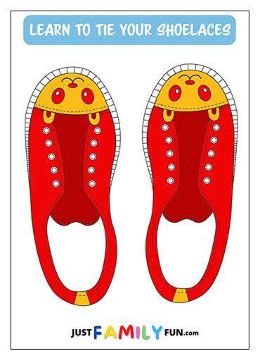 shoe lacing practice printable shoe tying cards lacing