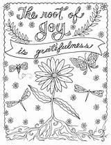 Coloring Journal Pages Amazon Book Color Thankful Muller Deborah sketch template