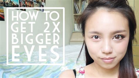 How To Get Bigger Eyes With Make Up English Tutorial With 中文字幕 Youtube