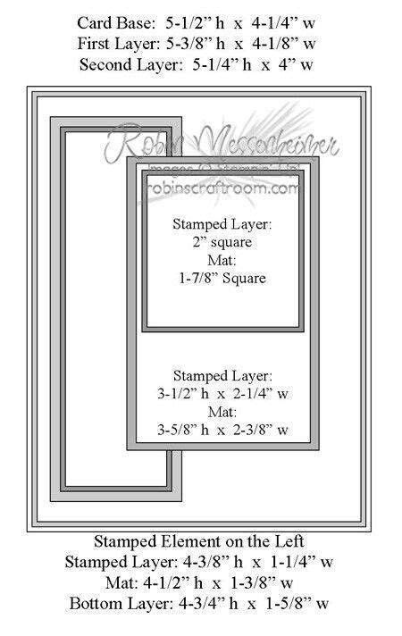 printable card sketches  measurements    image