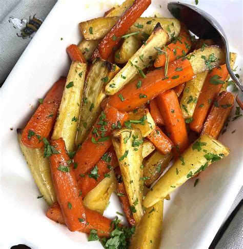 honey roasted carrots  parsnips great british recipes