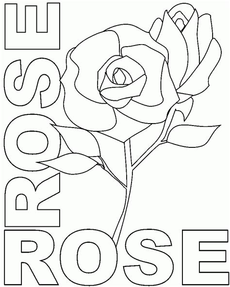 rose flower coloring pages  girls gif coloring pages