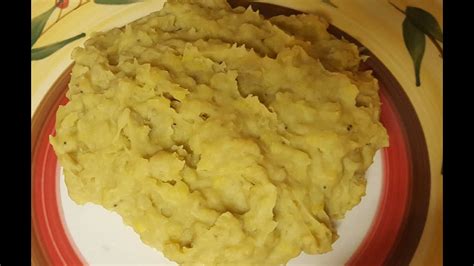 dominican mashed plantains known as mangu youtube