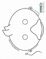 Mask Printable Masks Easter Duck Duckling Coloring Animal Make Kids Chick Ducklings Way Template Activities Bunny Face Crafts Print Templates sketch template