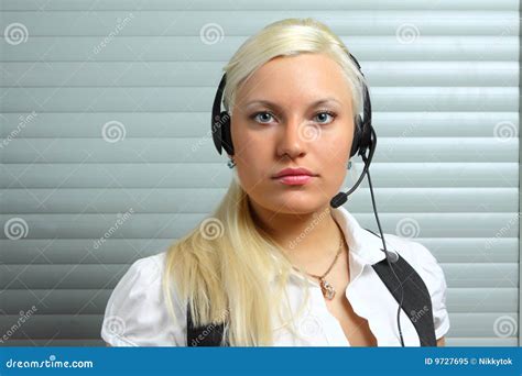 customer service agent stock image image  portrait